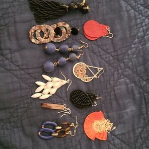 10 Pairs of Fashion Earrings